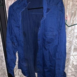 Old navy jean chambray shirt